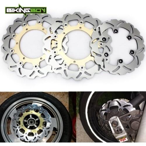 BIKINGBOY Front Rear Brake Discs Disks Rotors YZF R1 98-01 600R Thundercat 96-07 06 1000R Thunderace 96-02 99 00 XJ 600 N 98-03