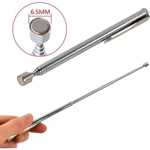 Portable Telescopic Magnetic Pick-up Bar Tool Bar for Picking Up Nut Bolts Expandable Pick-up Bar Bar Magnetic Pick-up Iron Bar