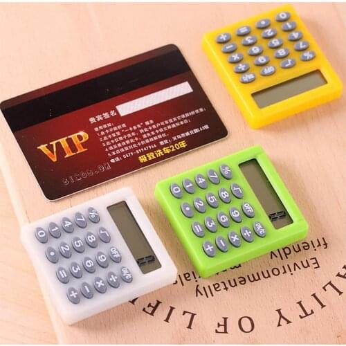 Portable Pocket Cute Mini Calculator Candy-colored Design and Reasonable Button Sensitivity and Quick Response for Normal Daily
