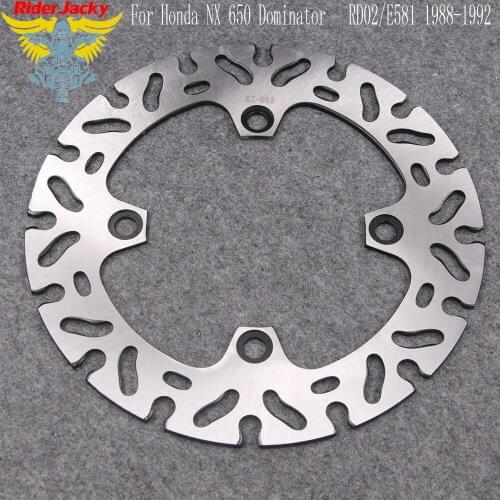 For Honda NX 650 Dominator RD02/E581 1988-1992, XR 250L 1991-1997, XR250 III Baja 1995-2003 Motorcycle Rear Brake Disc Rotor