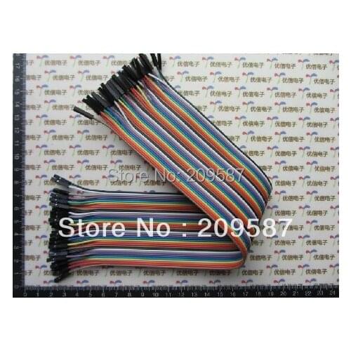 1pc/lot x40pin Female to Female Dupont Wire Cable Line 1p-1p pin Connector 30cm
