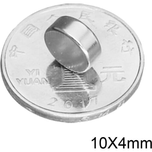 10~200PCS 10x4 mm Strong Neodymium Magnet disc 10mm x 4mm Powerful Magnets 10x4mm Permanent Small Round Magnet 10*4 mm