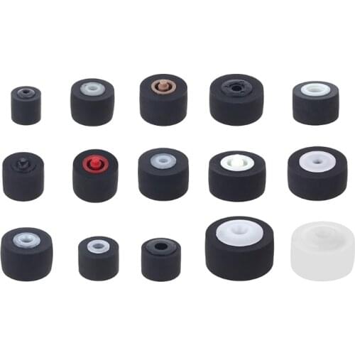 5pcs Different Size Car Retractor Press Belt Pulley, Deck Audio- Pressure Recorder Press Belt Pulley Cassette Deck Tape G99B