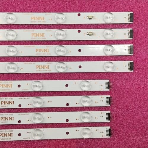 8pcs HA CONDOTTO LE STRISCE LED39D11-ZC14-01 (C) LED39D11-ZC14-02 (C) LED39D11-ZC14-03 (C) LED39D11-ZC14-04 (C) v390HJ1-P02 PLE