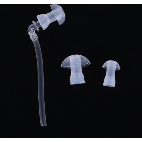 Hearing Aids Accessories New Hearing Aid Earplug Ear Plugs Eartips Domes with Sound Tube Tubes + Domes (L M S) Size