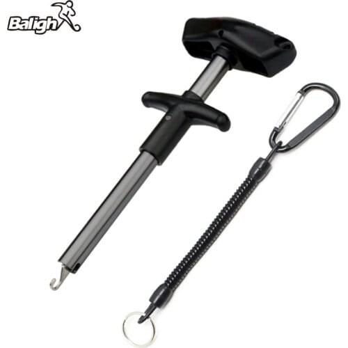 Balight Fishing Hook Lure Remover Portable Aluminum Tube Hook Detacher Fish Hook Out Extractor Fishing Accessories