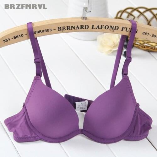 Special Thin Push Up Bra Lingerie Intimates Adjustable sexy Bra For Women Brand lovely bra small chest lace AB Cup gather Bra