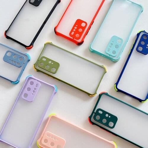 Phone case on for oppo a15 a72 5g k5 r15 a53 2020 92s a91 f15 a52 a72 a92 shockproof matte transparent soft tpu silicone cover