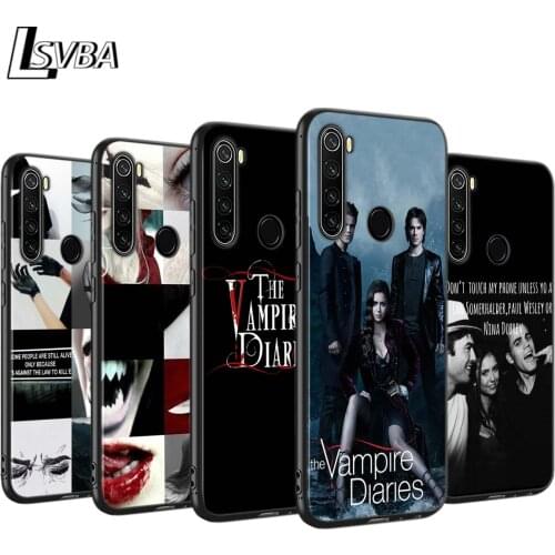 The Vampire Diaries Fierce Anti-Fall Phone Case For Xiaomi Redmi Note 9 9S Max 8T 8 7 6 5 Pro 5A 4X 4 Soft Black Cover