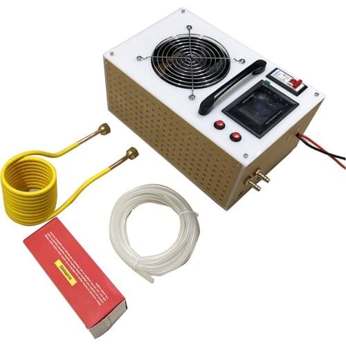 2500W Induction Heater High Frequency Induction Heating Machine Metal Smelting Furnace Welding Metal Quenching Equipment