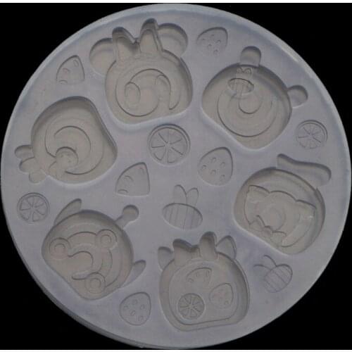 Candy Chocolate Food Dessert Crystal Epoxy Resin Mold Cake Roll Silicone Mould DIY Crafts Jewelry Casting Tool N2UE