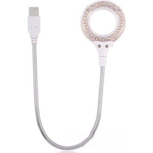 Mini Flexible USB Light 18 LED Lamp for PC Laptop Portable Lamp Notebook Desktop Reading Keyboard Lights for Home Office
