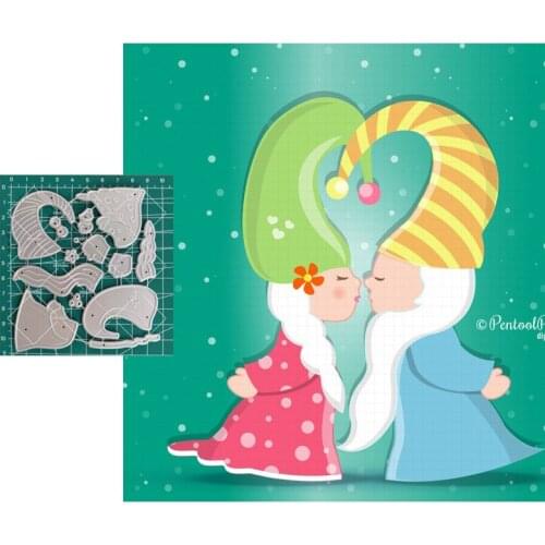 Valentine Couple Dies scrapbooking new arrival 2020 scrapbooking layering stencils Love Card