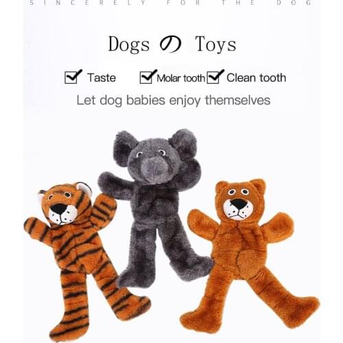 Durability Chew Molar Toy Fit For All Pets Cute Pet Dog Cat Plush Squeak Sound Dog Toys Funny Fleece Duck Home Dog Accessories