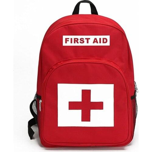 Empty Bag First Aid Backpack Outdoor Adventure Travel Climbing Kit Large Capacity Rescue Bag for Emergency supplies