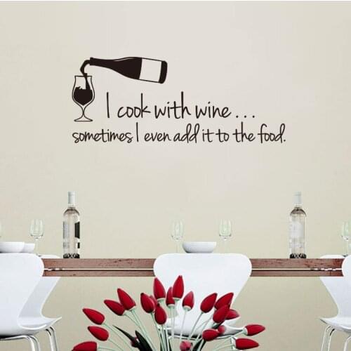 Gourmet stickers I use vintage vinyl engraving removable wall decal art wallpaper mural wallpaper home decoration DD0189