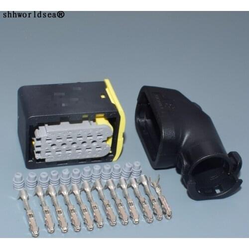 Shhworldsea 12 Pin 1.5mm 2-1703639-1 Auto Urea Pump Plug Electrical Waterproof Connector For Wiring Harness Socket