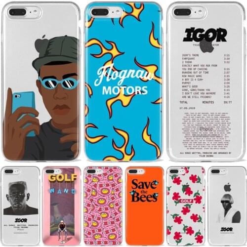 Tyler the creator Golf IGOR bees Silicone Soft TPU Back Phone Case For iPhone 8 7 6 Plus XS MAX SE XR 11 12 Mini Pro Max Funda