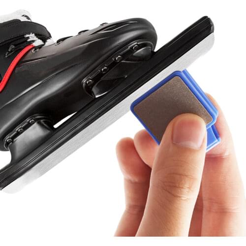 Speed Skate Ice Skate Shoe Edge Trimmer Double-Sided Diamond Ceramic Whetstone Sharpener Special Tool N