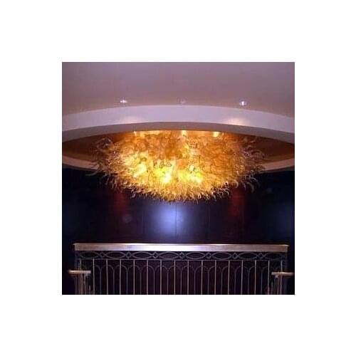 LED Light Fixture Contemporary Murano Glass Ceiling Crystal Lights