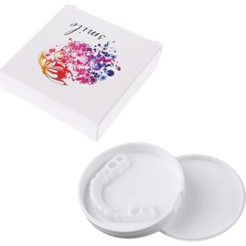 Upper False Fake Tooth Cover Snap On Immediate Smile Cosmetic Denture Care Beauty Tool