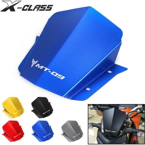 MT09 Motorcycle Windscreen Front Windshield Wind Air Deflector CNC Aluminum Accessories for YAMAHA MT-09 FZ-09 20142015 2016