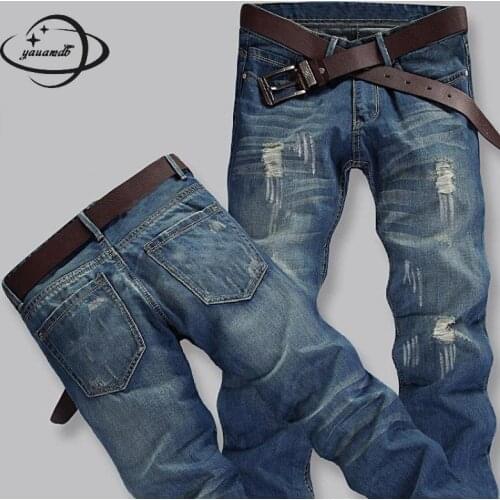 Мужские байкерские джинсы YAUAMDB China At AliExpress