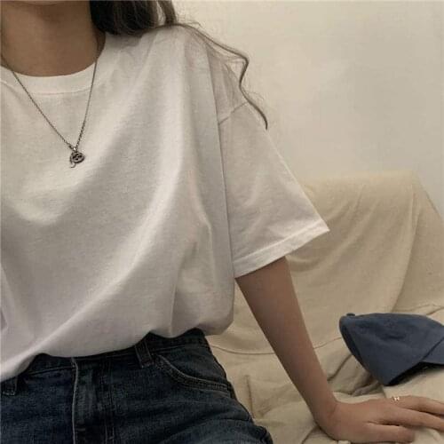 Tops T Shirt Blue Women Short Sleeve Tshirt fuchsia