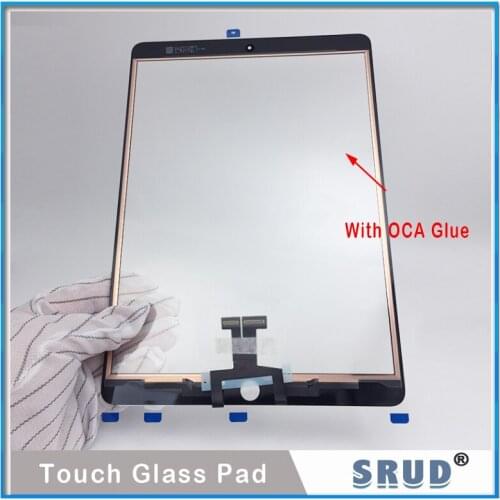 10pcs Tested LCD Outer Digitizer Sensor Glass with OCA glue For iPad 6 5 Pro 9.7 10.5 11 A1980 A1934 A1460 Touch Screen Repaired