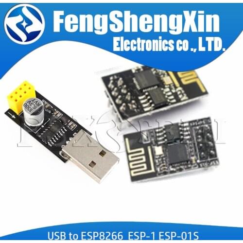 ESP01 Programmer Adapter UART GPIO0 ESP-01 Adaptater ESP8266 CH340G USB to ESP8266 Serial Wireless Wifi Developent Board Module