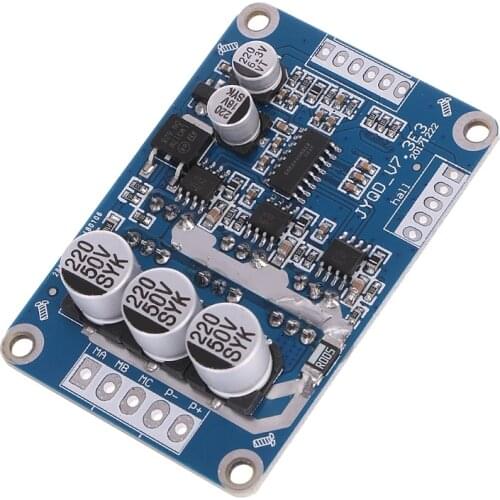 DC 12V-36V 15A 500W Brushless Motor Controller Hall BLDC Driver Board