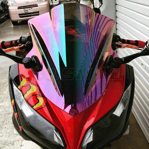 Motorcycle Double Bubble Windshield WindScreen Screen For 2013 2014 2015 2016 Kawasaki Ninja 300 300R EX300 EX A B Black Iridium