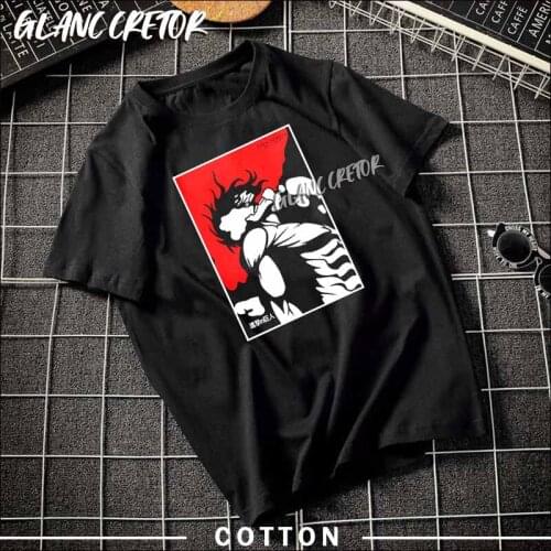 Japanese Anime New Men Attack on Titan T Shirt Fashion Print Tshirt Summer Mens Novelty Cotton Short Sleeve T-shirt Men