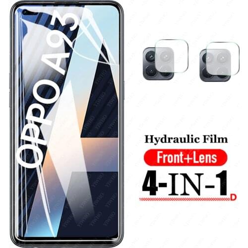 For Oppo A93 Hydrogel film Screen Protector HD on for oppo a93 93a a 93 oppoa93 Protective Tempered Glass camera lens CPH2121