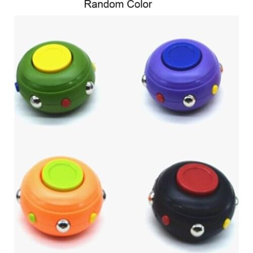 14cm Finger Spinner Antistress Toy Gyro Education Hand Exerciser Rotary Interactive Toy Novelty Gift to Release Anxiety