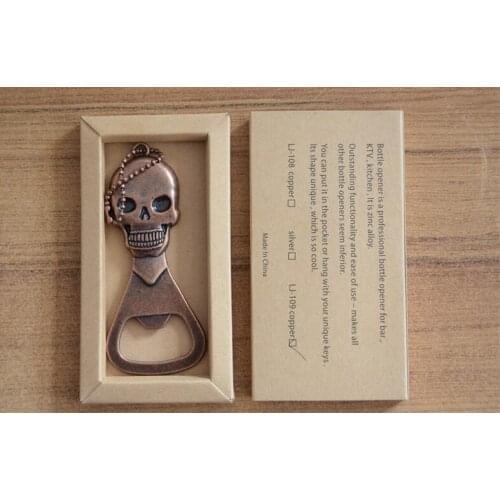 Creative Zinc Alloy Mounted Skull Bottle Opener Kitchen Pub Bar Beer Opener Bars 80 pcs/sets FREE SHIPPING