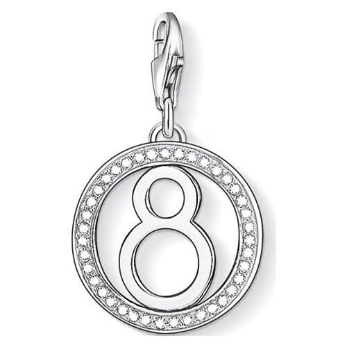 PT1406 Pendant Hot sale Lucky Number 8 Special Talisman For Women And Men Casual Gift - Style Charm Ts925 silver-plated original