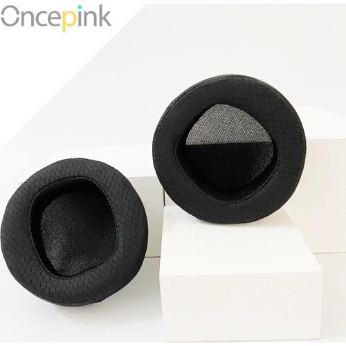 Oncepink Replacement EarPads For Bluedio T2 T-2 Headphone Breath Cloth Ear Cushion Cover Repair Parts