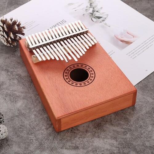17-Key Finger Piano Portable Musical Instrument For Beginners Outdoor Thumb Piano Kalimba Snowflake Type And Leaf Type