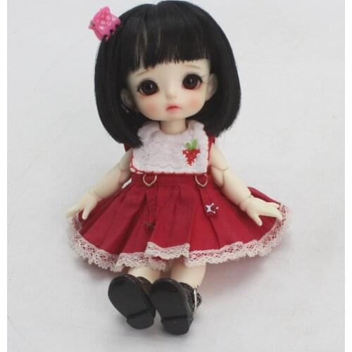 Lovely 5-6inch 13-15CM BJD Doll Wigs 1/8 Synthetic Mohair Short Hair for Dollfie Mini Doll DIY Hairpiece Custom Accessories