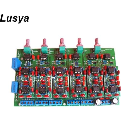 Hi End Linkwitz-Riley Circuit Electronic Prestage 4-way Crossover Board 2 channel Crossover-Point Adjustable T1418
