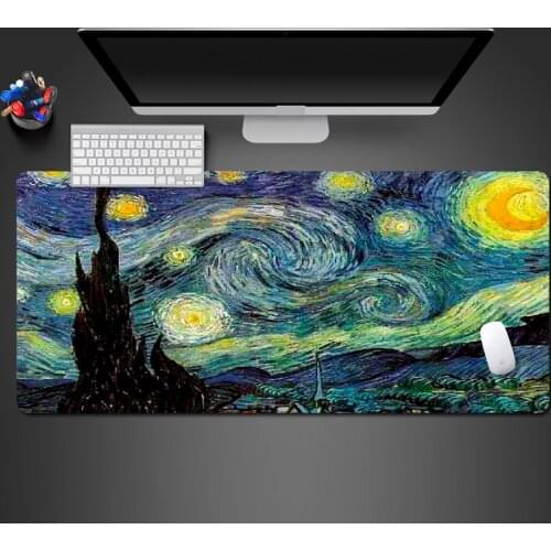 Starry Night Simple And Comfortable Mousepad Soft Mouse Pads Professional Player Personality Fast Playing Pad Best Fashion Mat