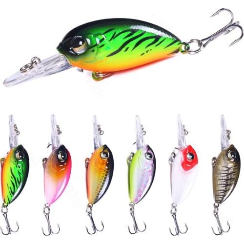 Crank Fishing Lure Wobbler 5.5cm 4.8g Floating Isca Artificial Hard Bait Lifelike Swimbait Bass Pike Carp Japan Fishing Tackle