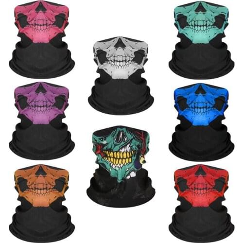 Cycling Bike Bicycle Riding Scarf Balaclava Magic Headband Men Women Veil HeadScarf Scarves Face Mesh Skull Bandanas Face Mask