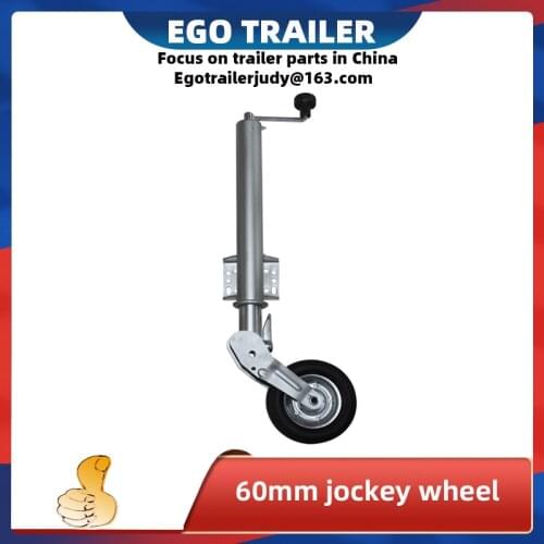 Ego trailer 60 mm Heavy-duty Folding Jockey Wheel