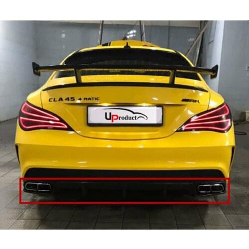 CLA45 diffuser fit for CLA-class W117 sport CLA250 CLA260 CLA45 to RZ style carbon fiber w117 rear diffuser