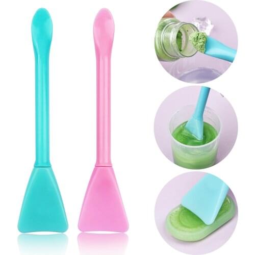 1/2/5Pcs Multifunction Stirring Brush Soft Silicone Brush Powder Spoon Epoxy Resin Tools For DIY Resin Mold Easy To Clean Glue