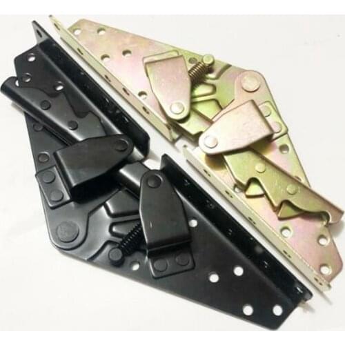 1pcs Folding bed lift up hinges 3-Position Angle mechanism lazy sofa support self-lock hinge Furniture hardware accessories