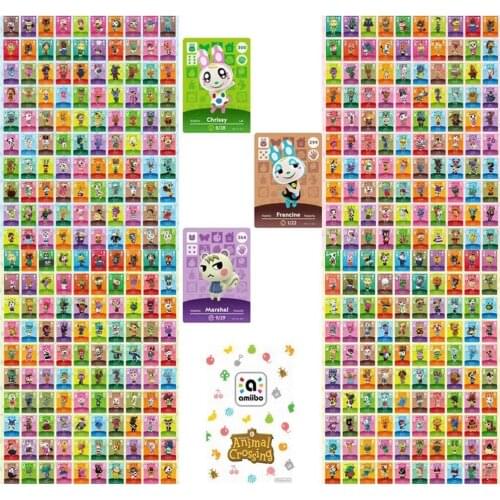 450pcs Mini Animal Croxxing Card NFC NS Switch Wii U 31x21mm For Switch Animal Croxxing Game Cards