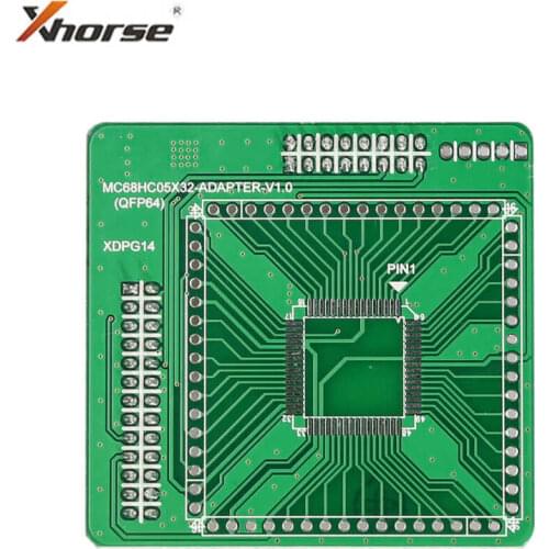 XHORSE XDPG14CH MC68HC05X32 QFP64 V1.0 Adapter Working Together With VVDI PROG